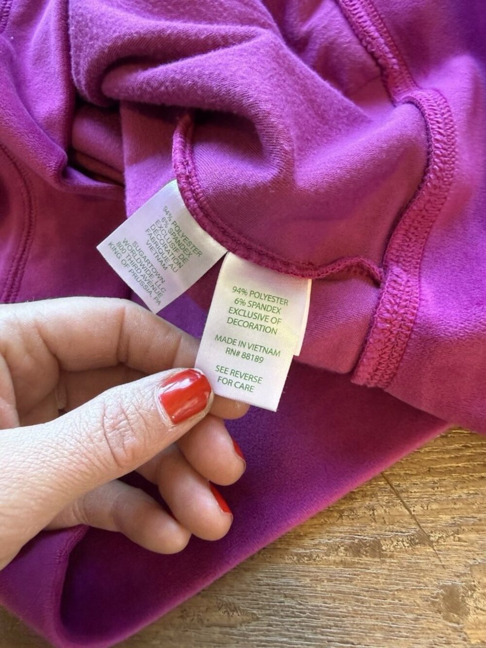 Lilly Pulitzer Larina Velour Zip Up Hoodie Hooded Sweatshirt Purple - Picture 2 of 11